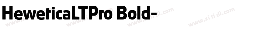 HeweticaLTPro Bold字体转换